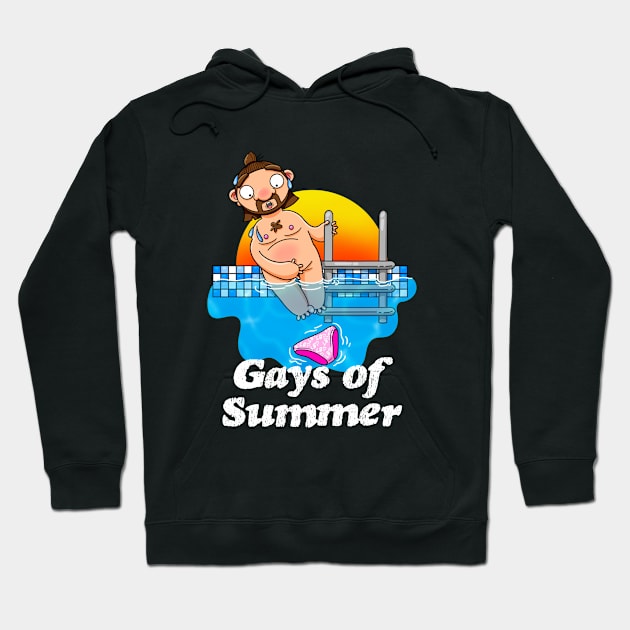 Gays of Summer Naked Hoodie by LoveBurty